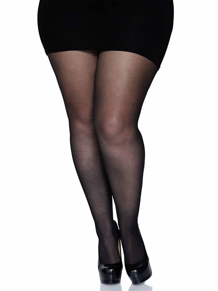 Cadi Plus Sheer Backseam Pantyhose