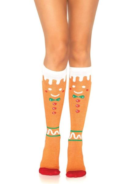 Sonia Gingerbread Man Socks