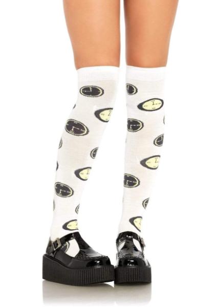 Tina Tick Tock Knee Socks