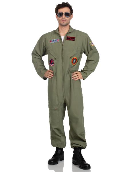 Men's Top Gun Costume Flight Suit