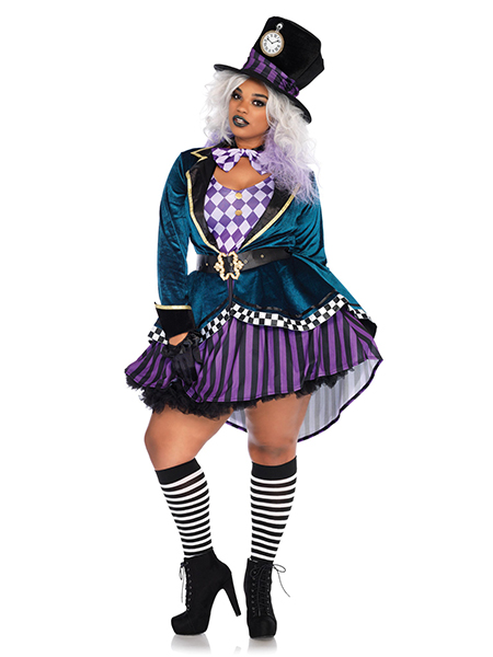 Plus Delightful Mad Hatter Costume