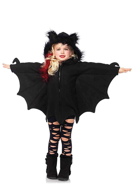 Girl's Cozy Bat Costume