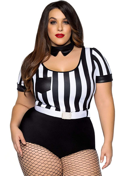 Plus No Rules Referee Sexy Sports Costume