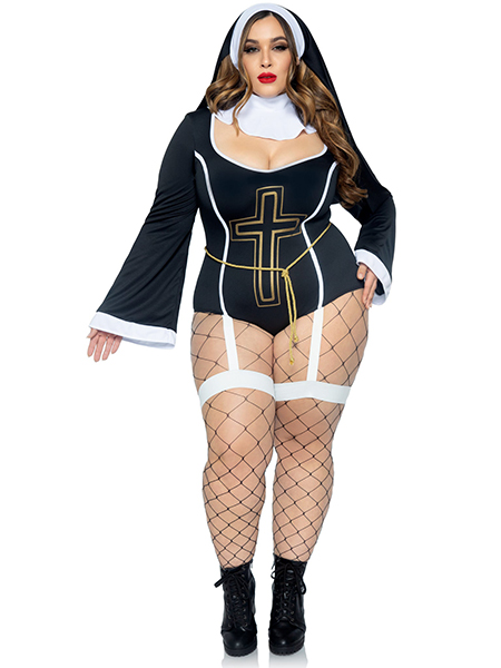 Plus Sister Sin Nun Costume