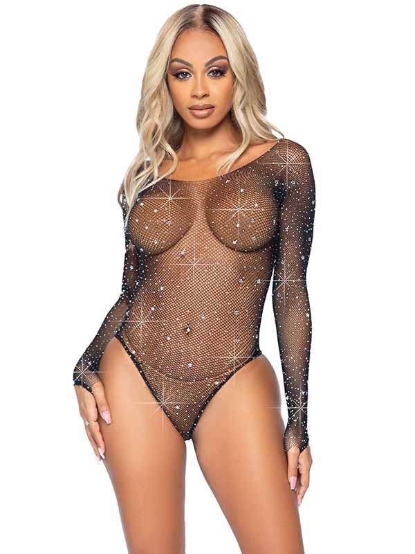 Shining Star Rhinestone Bodysuit