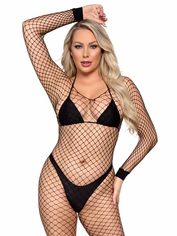 Deep Connection Fishnet Bodystocking