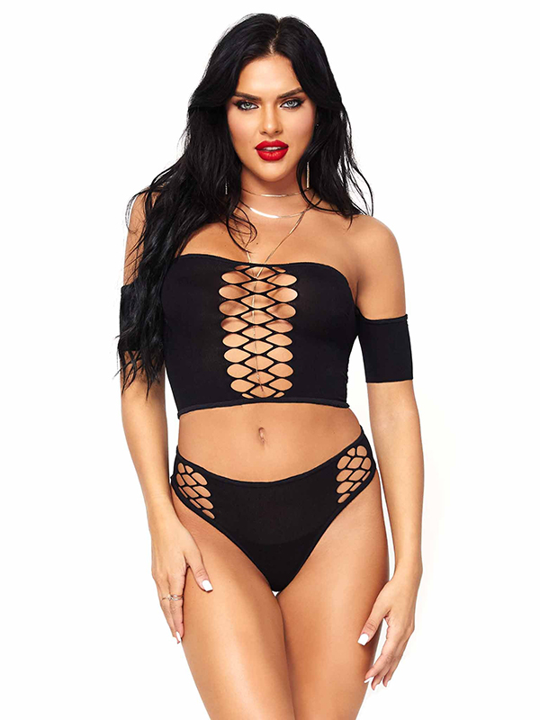 Bad Intentions Crop Top Set