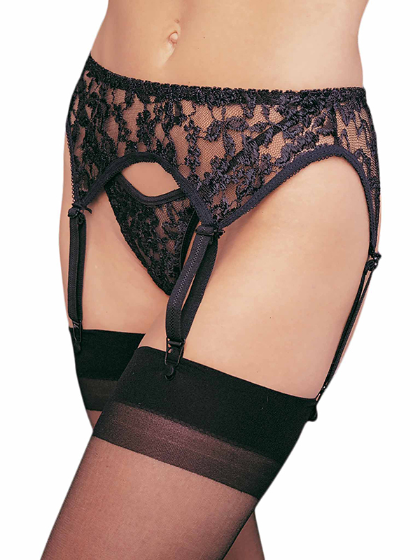 Plus Lolita Garter Belt & Thong Set