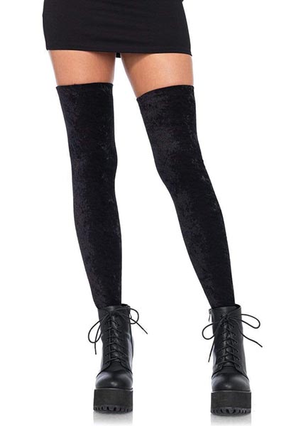 Iva Velvet Thigh High Stockings